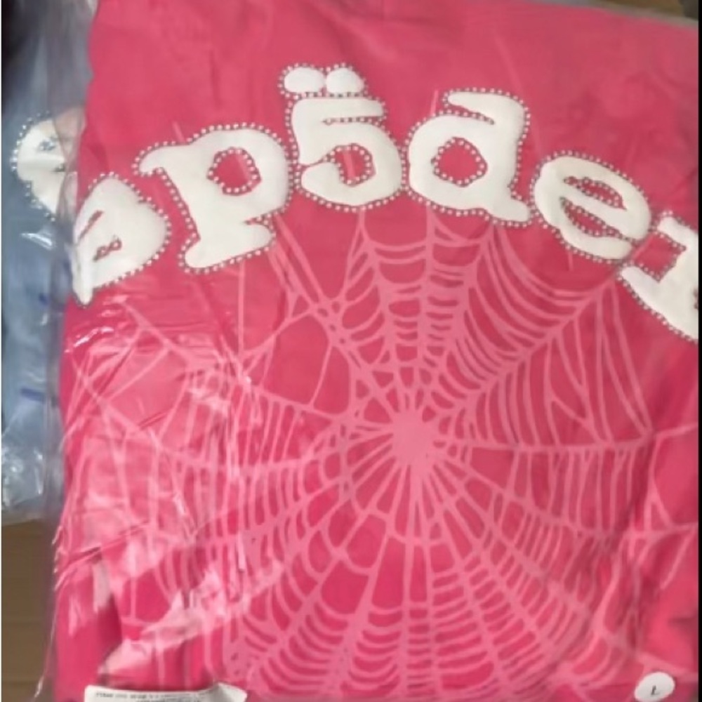 Sp5der Pink Sweater for Men